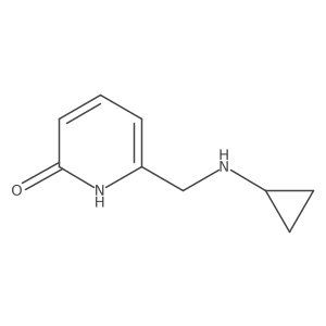 6-[(Cyclopropylamino)methyl]-1,2-dihydropyridin-2-one Structure