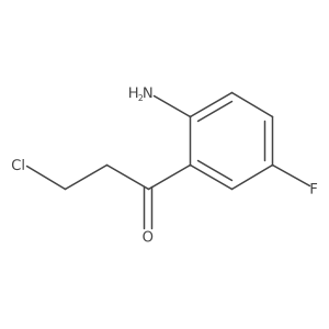 1-(2-Amino-5-fluorophenyl)-3-chloropropan-1-one Structure