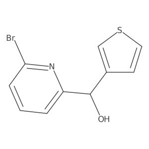 (6-Bromopyridin-2-yl)(thiophen-3-yl)methanol Structure