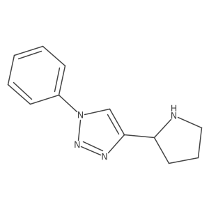 1-phenyl-4-(pyrrolidin-2-yl)-1H-1,2,3-triazole Structure