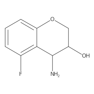 4-Amino-5-fluorochroman-3-ol结构式