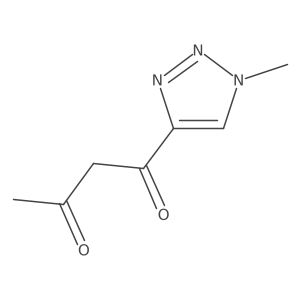 1-(1-Methyl-1H-1,2,3-triazol-4-yl)butane-1,3-dione Structure