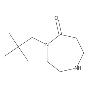 4-(2,2-Dimethylpropyl)-1,4-diazepan-5-one Structure