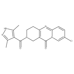 8-chloro-2-(3,5-dimethyl-1H-pyrazole-4-carbonyl)-3,4-dihydro-1H-dipyrido[1,2-a:4',3'-d]pyrimidin-11(2H)-one Structure