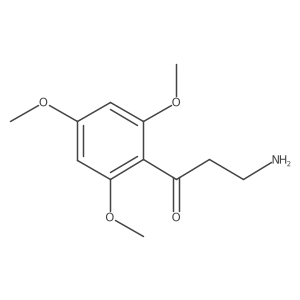 3-Amino-1-(2,4,6-trimethoxyphenyl)propan-1-one Structure