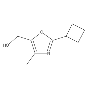 (2-Cyclobutyl-4-methyl-1,3-oxazol-5-yl)methanol Structure