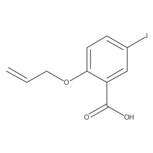 5-Iodo-2-(2-propen-1-yloxy)benzoic acid Structure