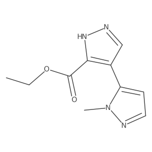 Ethyl 4-(1-methyl-1h-pyrazol-5-yl)-1h-pyrazole-3-carboxylate Structure