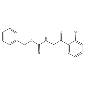 benzyl N-[2-(2-chlorophenyl)-2-oxoethyl]carbamate结构式
