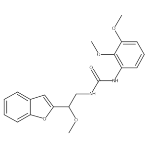 1-(2-(Benzofuran-2-yl)-2-methoxyethyl)-3-(2,3-dimethoxyphenyl)urea Structure