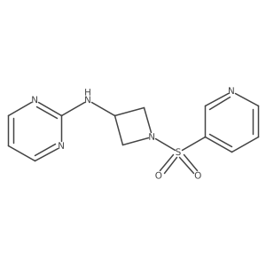 N-(1-(pyridin-3-ylsulfonyl)azetidin-3-yl)pyrimidin-2-amine Structure