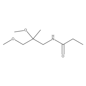 N-(2,3-dimethoxy-2-methylpropyl)propionamide Structure