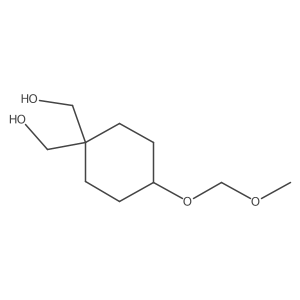 4-(Methoxymethoxy)-1,1-cyclohexanedimethanol Structure