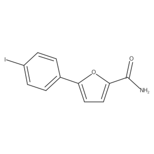 5-(4-Iodophenyl)furan-2-carboxamide结构式