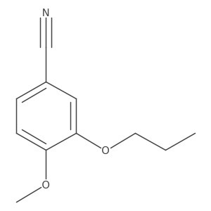 4-Methoxy-3-propoxybenzonitrile Structure