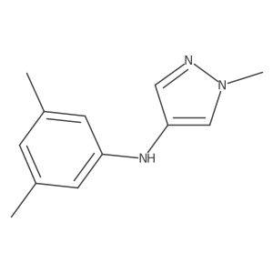 N-(3,5-Dimethylphenyl)-1-methyl-1H-pyrazol-4-amine结构式
