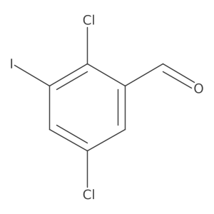 2,5-Dichloro-3-iodobenzaldehyde结构式