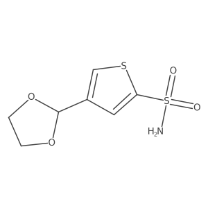 4-(1,3-Dioxolan-2-yl)thiophene-2-sulfonamide Structure