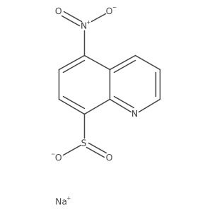 Sodium 5-nitroquinoline-8-sulfinate结构式
