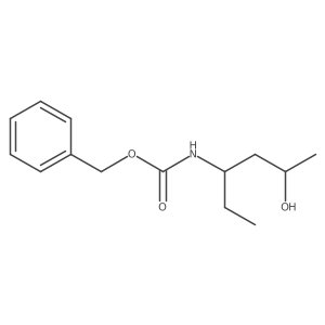 benzyl N-(5-hydroxyhexan-3-yl)carbamate结构式