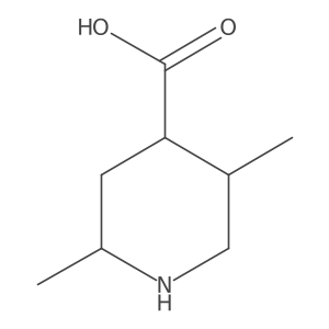2,5-Dimethylpiperidine-4-carboxylic acid结构式