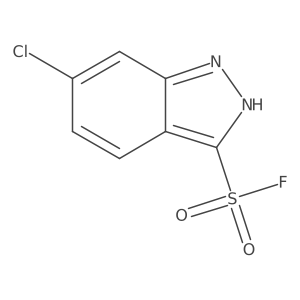 6-chloro-1H-indazole-3-sulfonyl fluoride Structure