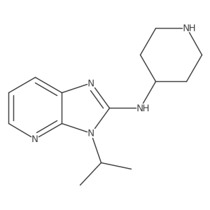 N-[3-(propan-2-yl)-3H-imidazo[4,5-b]pyridin-2-yl]piperidin-4-amine结构式