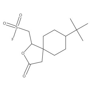 {8-Tert-butyl-3-oxo-2-oxaspiro[4.5]decan-1-yl}methanesulfonyl fluoride结构式
