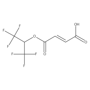 1-[2,2,2-Trifluoro-1-(trifluoromethyl)ethyl] (2Z)-2-butenedioate结构式