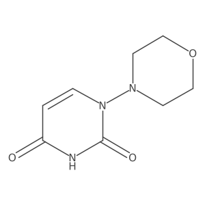1-(Morpholin-4-yl)-1,2,3,4-tetrahydropyrimidine-2,4-dione Structure