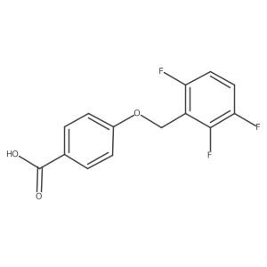 4-[(2,3,6-Trifluorophenyl)methoxy]benzoicacid结构式