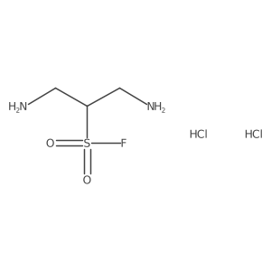 1,3-Diaminopropane-2-sulfonylfluoridedihydrochloride Structure
