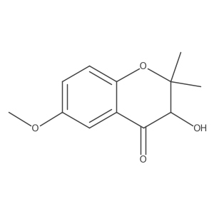 (3S)-3-hydroxy-6-methoxy-2,2-dimethyl-3H-chromen-4-one Structure