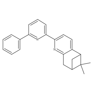 (5R,7R)-5,6,7,8-Tetrahydro-6,6-dimethyl-2-(6-phenyl-2-pyridinyl)-5,7-methanoquinoline Structure