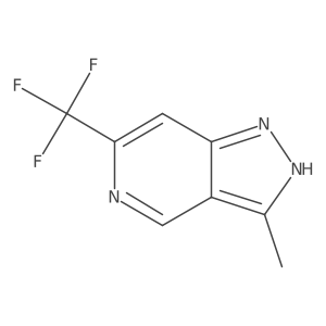 3-Methyl-6-(trifluoromethyl)-1H-pyrazolo[4,3-c]pyridine Structure