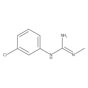 N-(3-Chlorophenyl)-Na(2)-methylguanidine Structure
