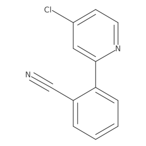 2-(4-chloro-2-pyridinyl)Benzonitrile Structure