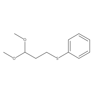 [(3,3-Dimethoxypropyl)sulfanyl]benzene Structure