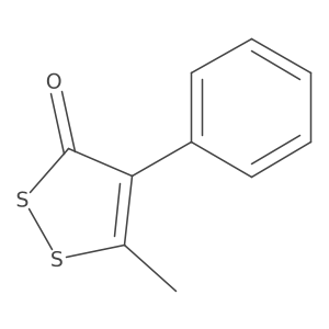 5-Methyl-4-phenyldithiol-3-one结构式