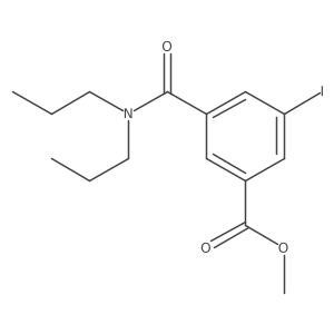 Methyl 3-[(dipropylamino)carbonyl]-5-iodobenzoate Structure