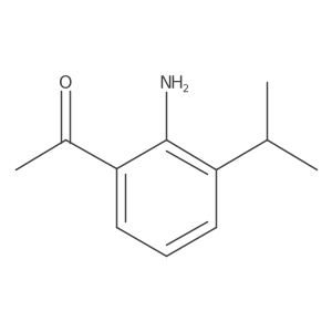 1-(2-Amino-3-isopropylphenyl)ethan-1-one结构式