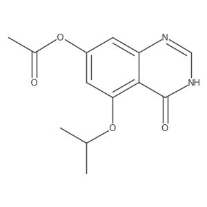 7-Acetoxy-5-isopropoxy-3,4-dihydroquinazolin-4-one Structure