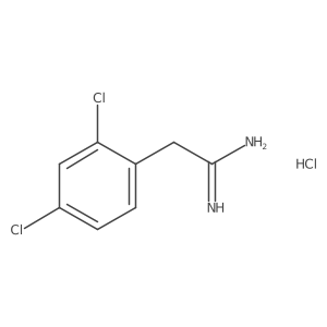 2-(2,4-Dichloro-phenyl)-acetamidine hydrochloride Structure