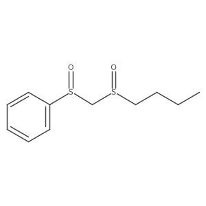 [(R)-[[(S)-Butylsulfinyl]methyl]sulfinyl]benzene Structure