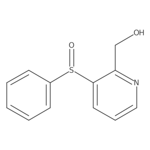 (3-Benzenesulfinyl-pyridin-2-yl)-methanol Structure
