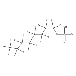 Perfluorooctyl dihydrogenphosphate Structure