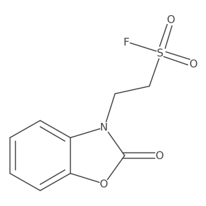 2-(2-Oxo-2,3-dihydro-1,3-benzoxazol-3-yl)ethane-1-sulfonyl fluoride Structure