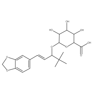 Stiripentol glucuronide结构式