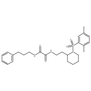 N1-(2-(1-((2,5-dimethylphenyl)sulfonyl)piperidin-2-yl)ethyl)-N2-(3-phenylpropyl)oxalamide Structure