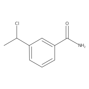 3-(1-Chloroethyl)benzamide结构式